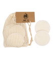 Odličovacie tampóny pratelné 10 kusov z Bio bavlny a bambusu SRNECZEK