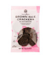 Crackery celozrnné ryžové s čiernym sezamomCrackery celozrnné ryžové s čiernym sezamom 75 g   MUSO