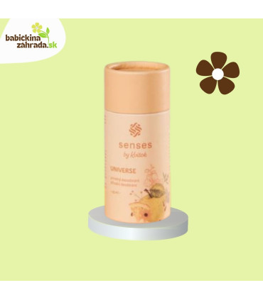 Tuhý prírodný dezodorant Universe Senses Kvitok 45ml