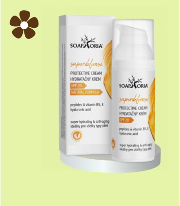 Ochranný hydratačný krém SUPERDEFENSE+  SPF 20 na všetky typy pleti