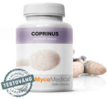 Coprinus extrakt liečivá huba (hnojník obecný)