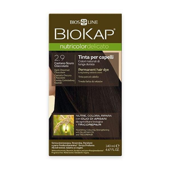 Biosline Biokap Farba na vlasy Nutricolor Delicato 2.9 Tmavá Gaštanovo čokoládová